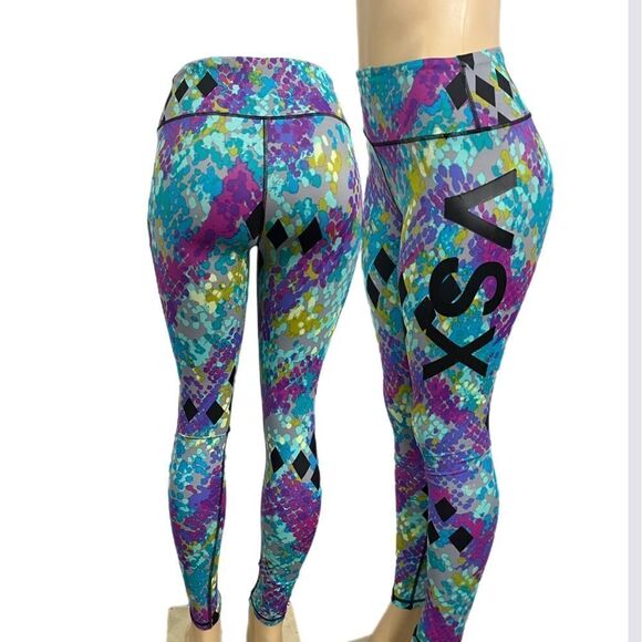 Victorias Secret VSX Sport Knockout Tight logo on leg Excellent used condition S - Picture 3 of 5